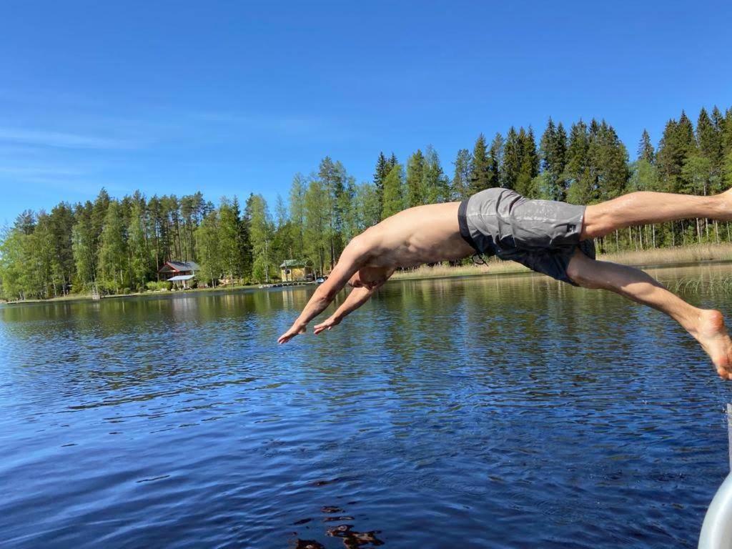 Private Lakeside Holiday Property In Nature Kankaanpää Екстериор снимка